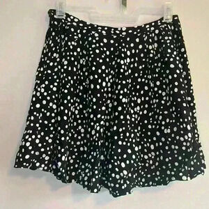 Forever 21 polka dot high waisted skirt size large